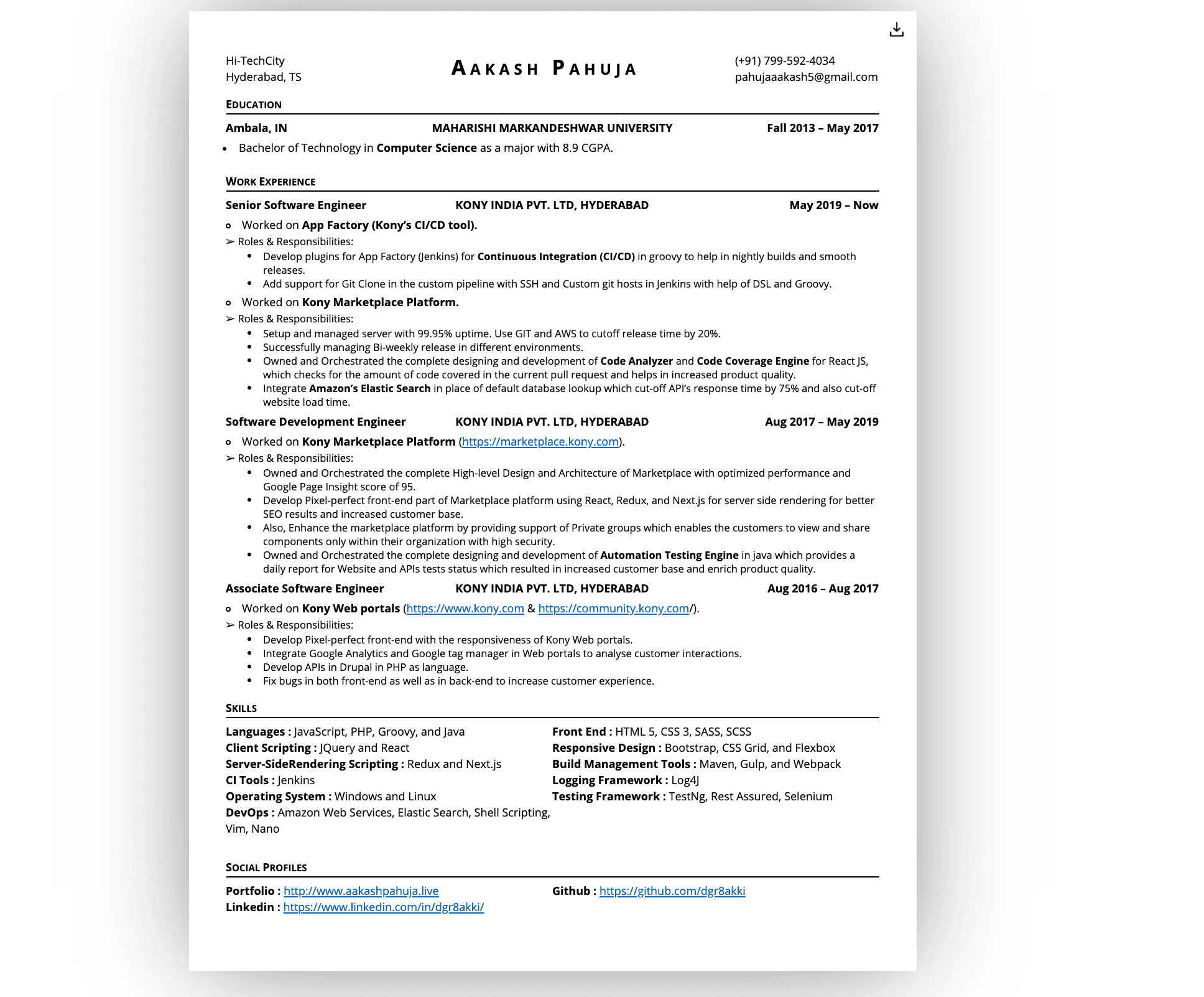 Make Your Own Resume